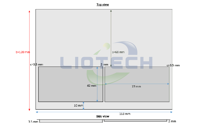 pouch cell case dimension 