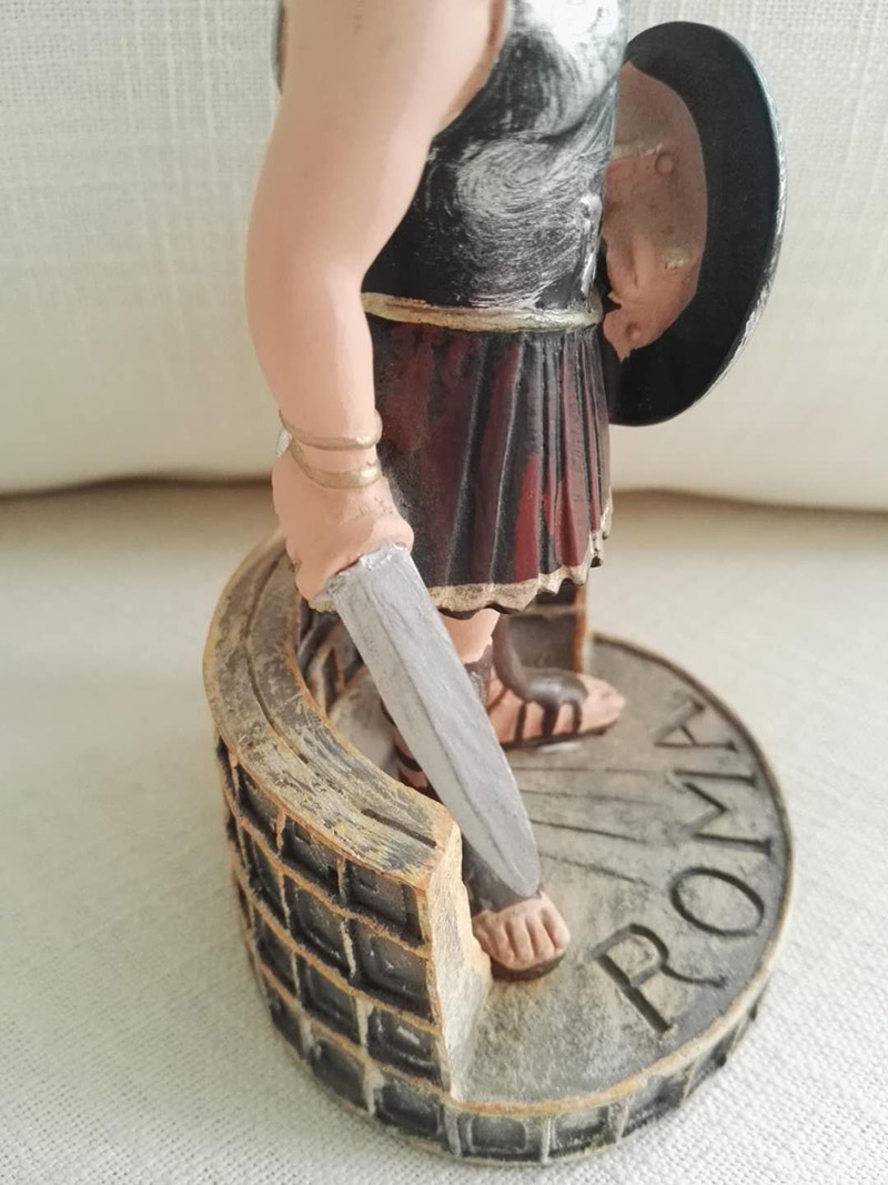 the gladiator with sword in hand the gladiator with sword in hand