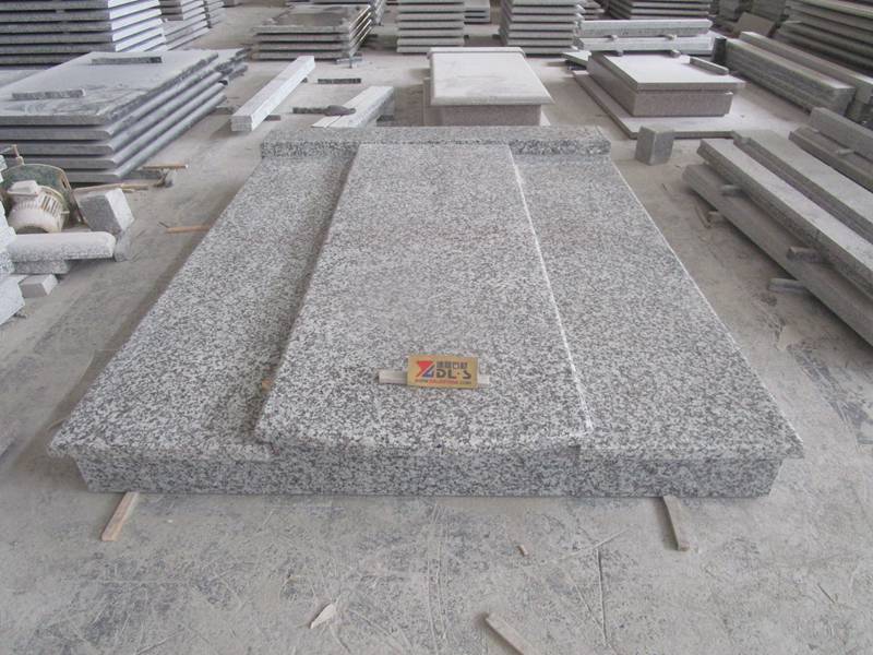 Bala White G439 Grey Granite Poland Design Tomb