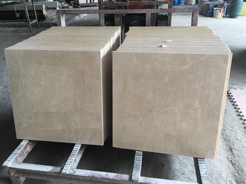 Natural Crema Marfil Polished Marble Wall Tile