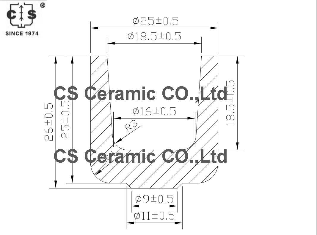 cs crucible drawing -cs ceramic co.,ltd