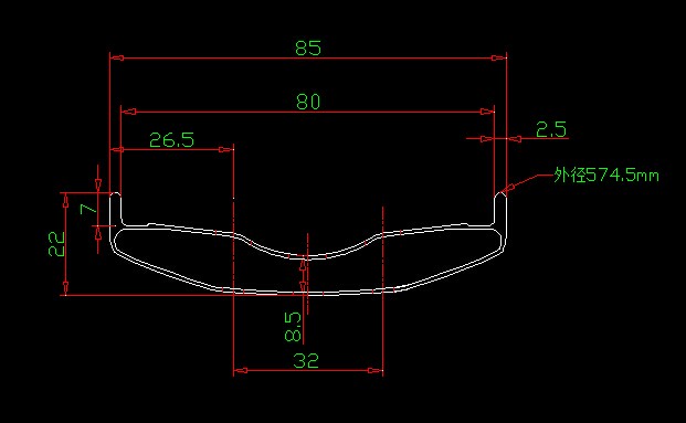 fat bike carbon rim profile