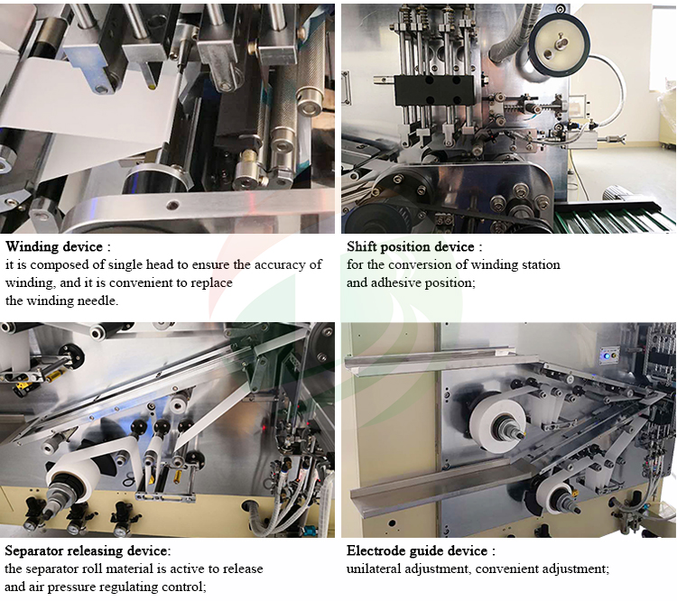 details for winding machine 