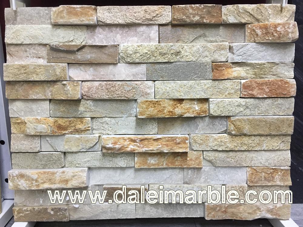 Yellow Quartzite Cultured Stone