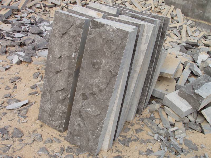 Natural Split Surface China Blue Limestone Walling Tiles Natural Split Surface China Blue Limestone Walling Tiles