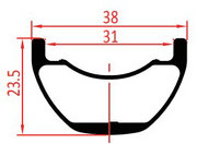 carbon clincher rim for Ebike carbon clincher rim for Ebike