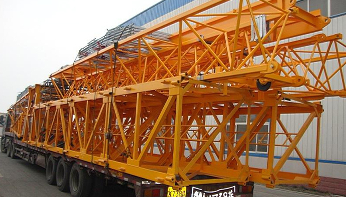 Hammerhead Tower Crane Mast Section fixing packing