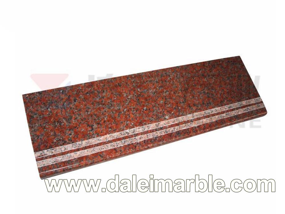G562 Red Granite Stair Tile