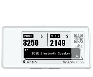 2.9 Inch three-color electronic shelf labels