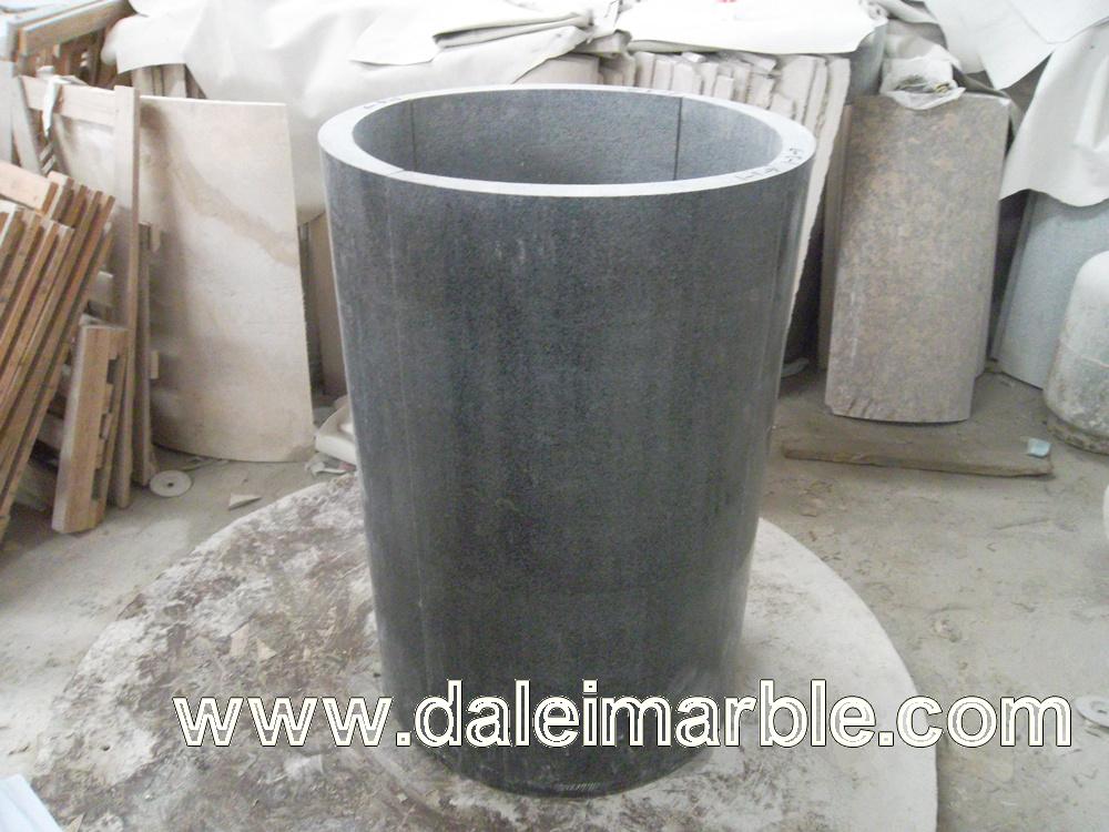 G654 Sesame Grey Granite Columns Decorative Pillar