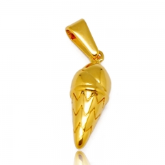 New Fashion Stainless Steel Jewelry Accessories Ice Cream Pendant 18k Gold New Fashion Stainless Steel Jewelry Accessories Ice Cream Pendant 18k Gold