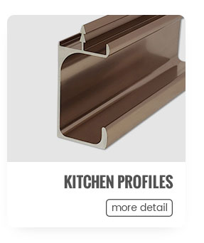 aluminium kitchen cabinet profiles