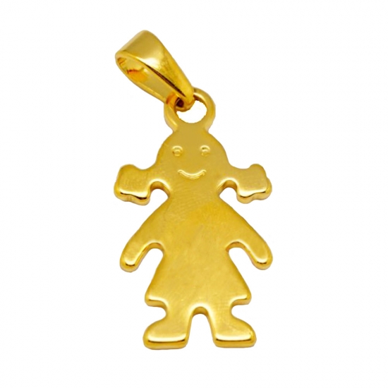 gold girls pendant