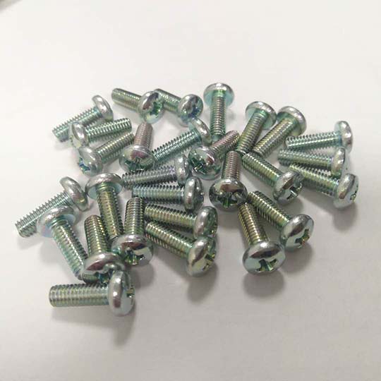 M4x12mm cross recessed pan head screws