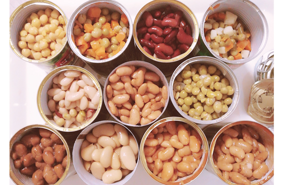 Canned broad beans