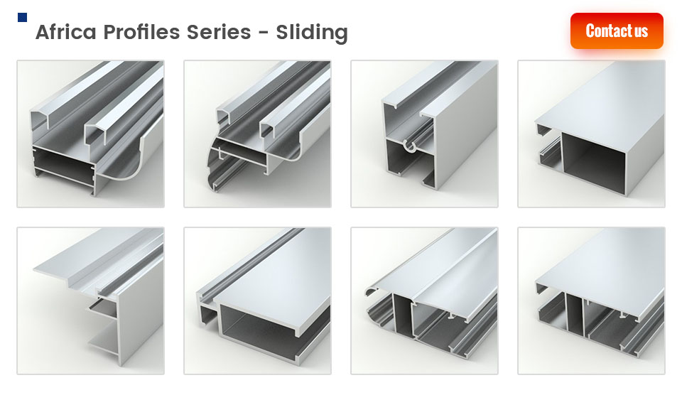 aluminium sliding profiles in Africa