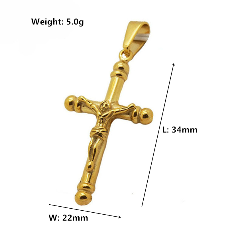 rugged cross pendant