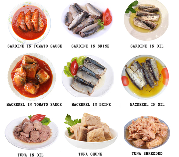 Canned mackerel