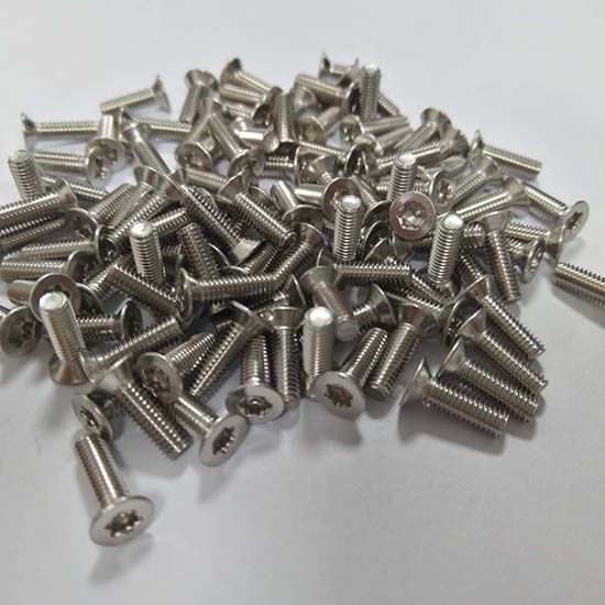 M3x10mm torx countersunk head machine screws