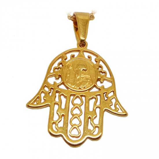 hamsa hand pendant