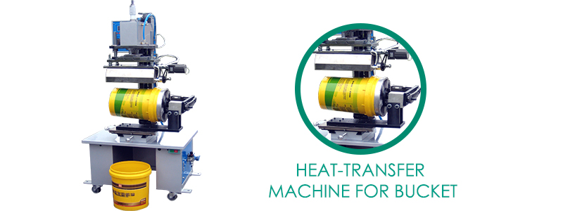 Heat-transfer machine for bucket