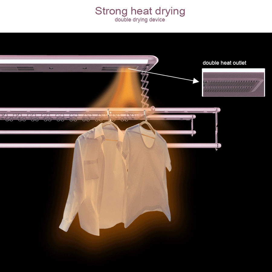 heated clothes airer