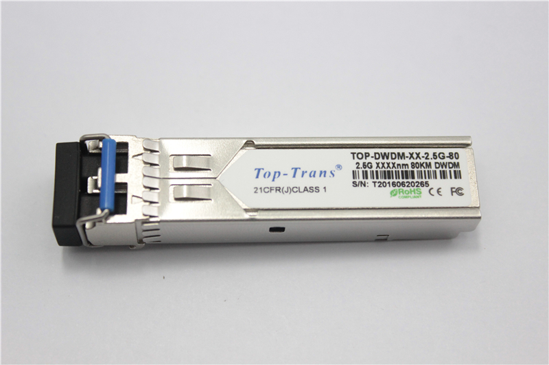 Optics 2.5G SFP 80km DWDM Optics 2.5G SFP 80km DWDM