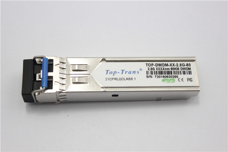 Optics 2.5G SFP 80km DWDM