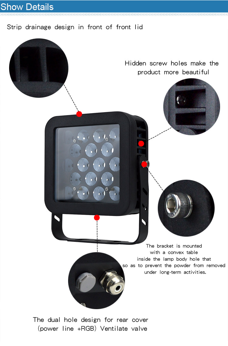 aluminum led flood lights housing