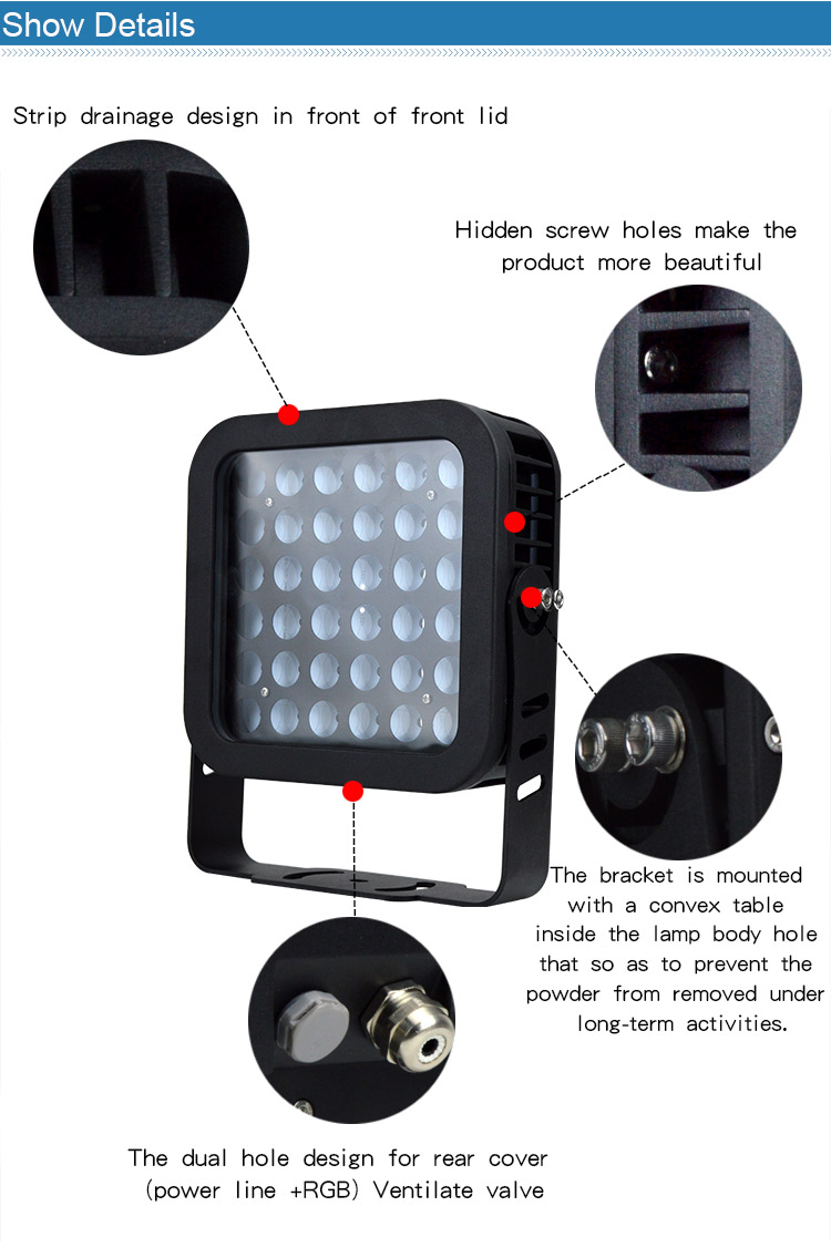 aluminum led flood lights housings