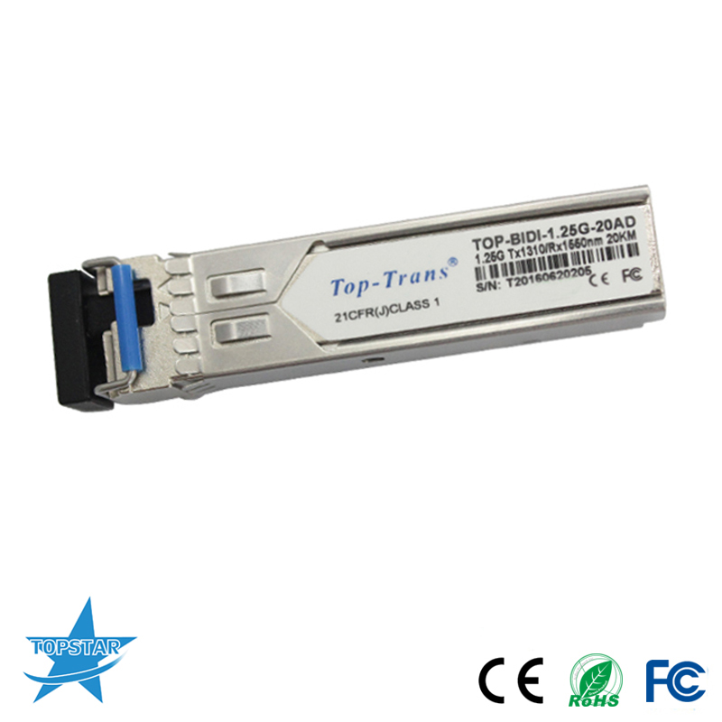 1.25G BIDI SFP 1310/1550nm 20km