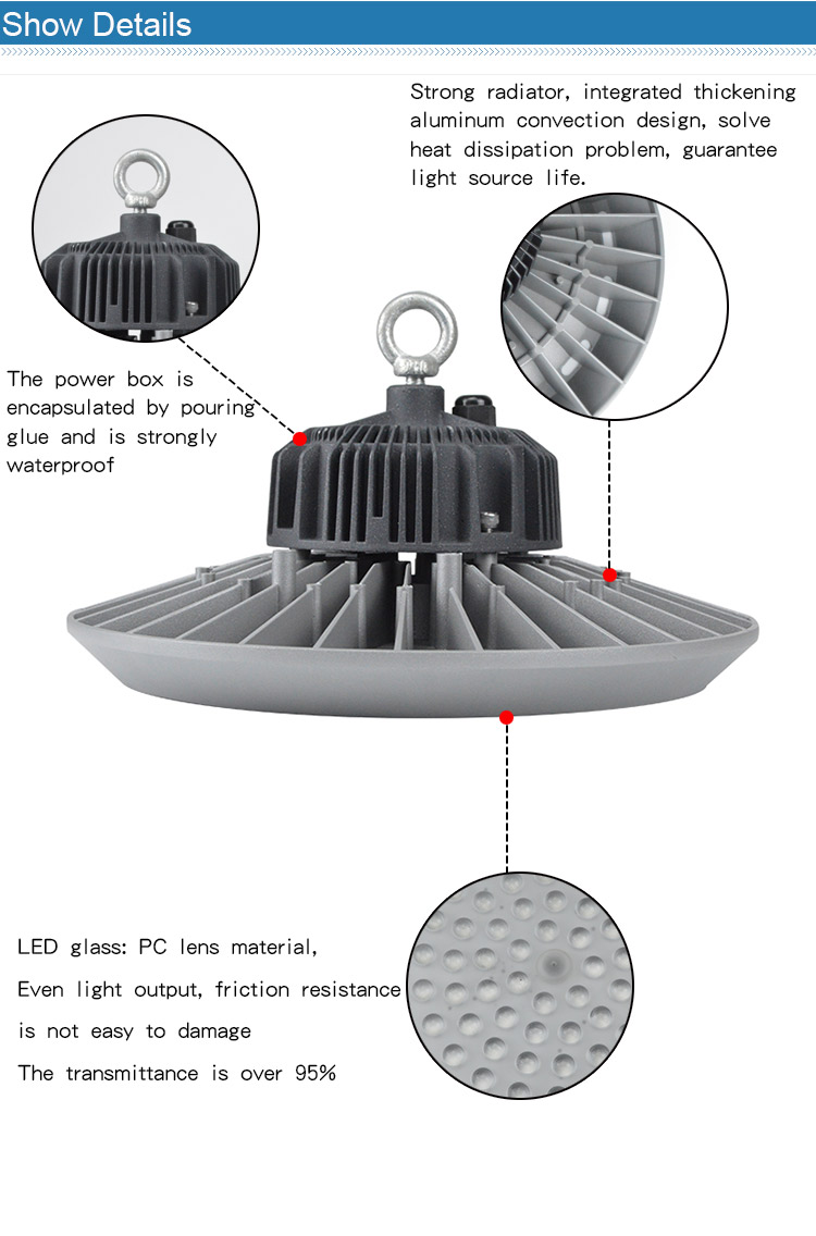 led high bay lights housing 100 w