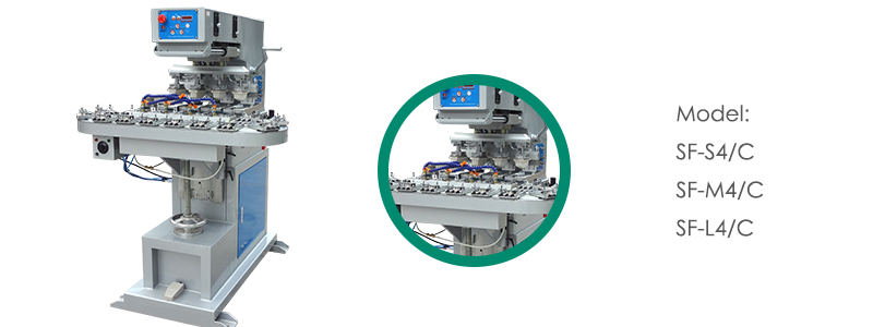 4 color conveyor pad printing machines 4 color conveyor pad printing machines