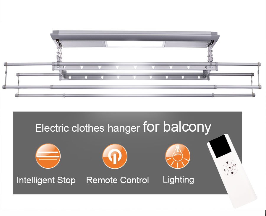 automated remote clothes rack