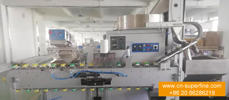 Automatic two color pad printing machine