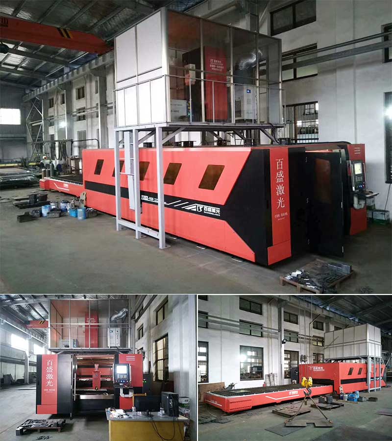 High Powered Fiber Laser Cutting Machine with pallet changer