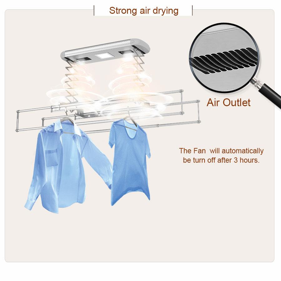 hanging clothes rack