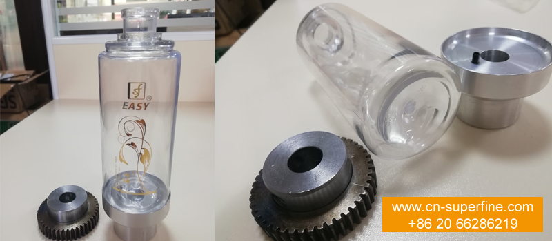 hot stamping fixture for plastic bottle