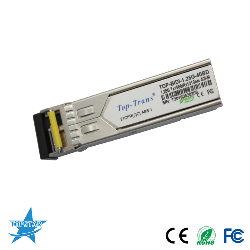 BiDi SFP 1310nm TX/1490nm RX 40km Transceiver