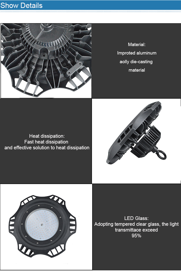 die cast aluminum led high bay lights housing