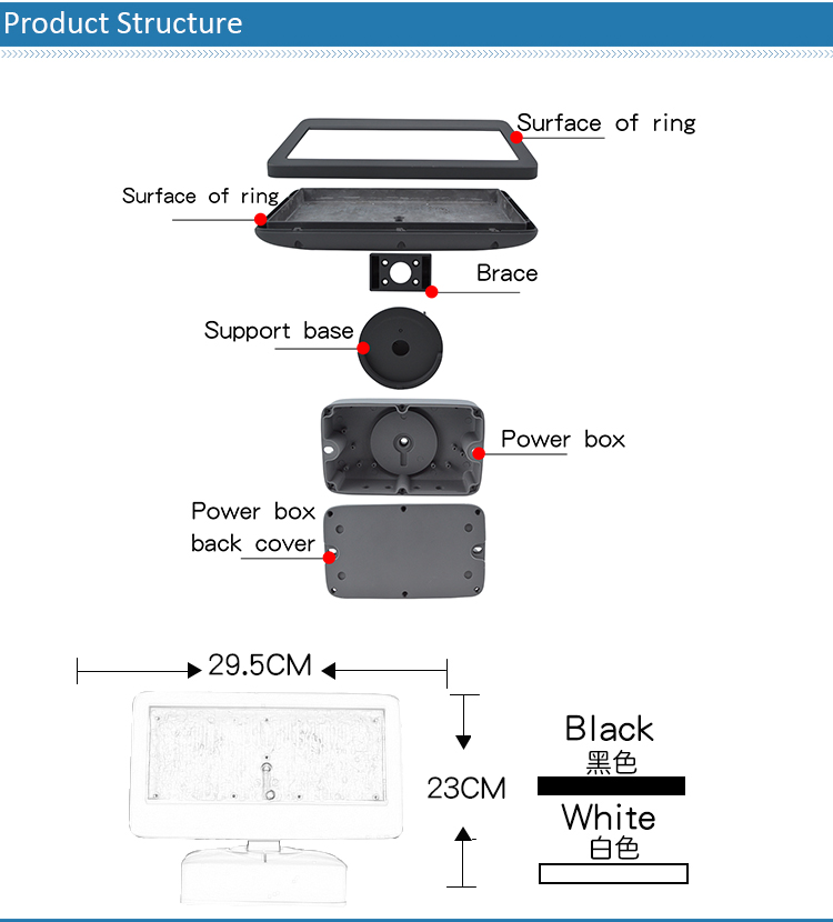 aluminum led lights housing