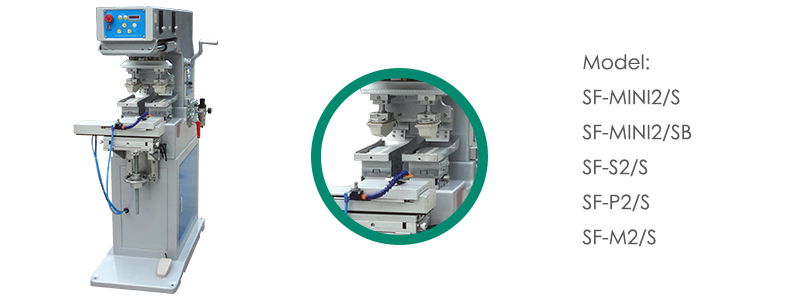 2 color shuttle pad printing machines 2 color shuttle pad printing machines