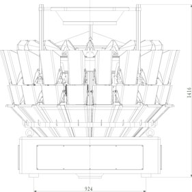 Mix multihead weighers