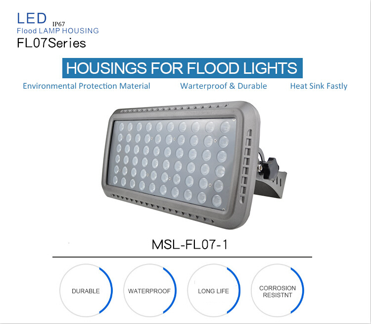 flood lights housings aluminum