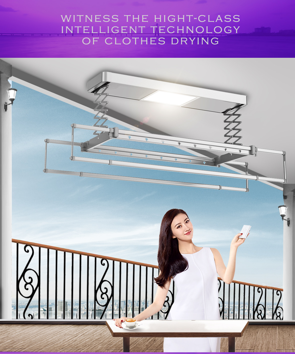 Electric Clothes Drying Rack Hanger
