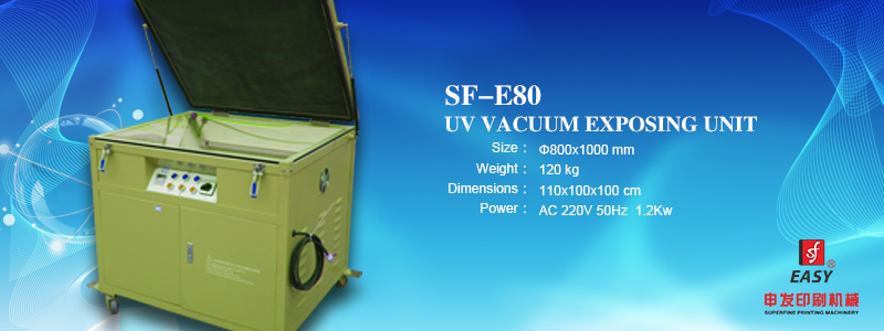 UV vacuum exposing unit