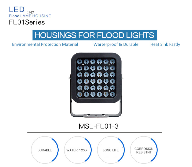 IP 67 die casting led housing