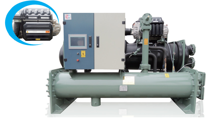 Water-cooled magnetic suspension frequency conversion centrifugal chiller 
