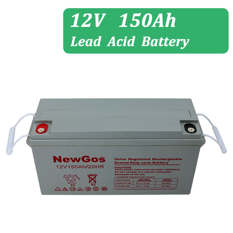 12V 150Ah Home Power Deep Cycle Lead Acid Solar Battery print