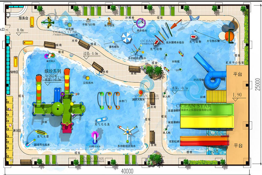 900㎡ Indoor Constant Temperature Water Park